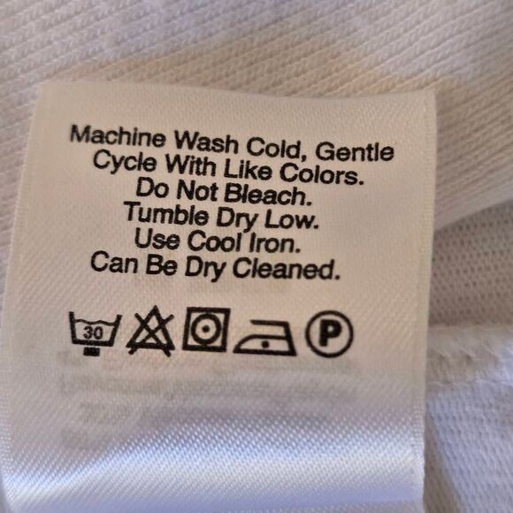 DKNY Donna Karen NY Womens White Long Sleeve Draped Front Cardigan Sweater Small - Picture 9 of 10